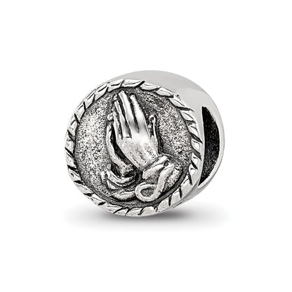 Sterling Silver Reflections Praying Hands Bead