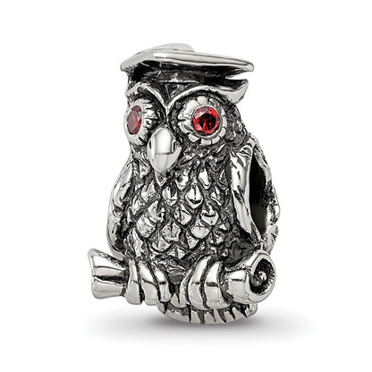 Sterling Silver Reflections Wise Owl Bead