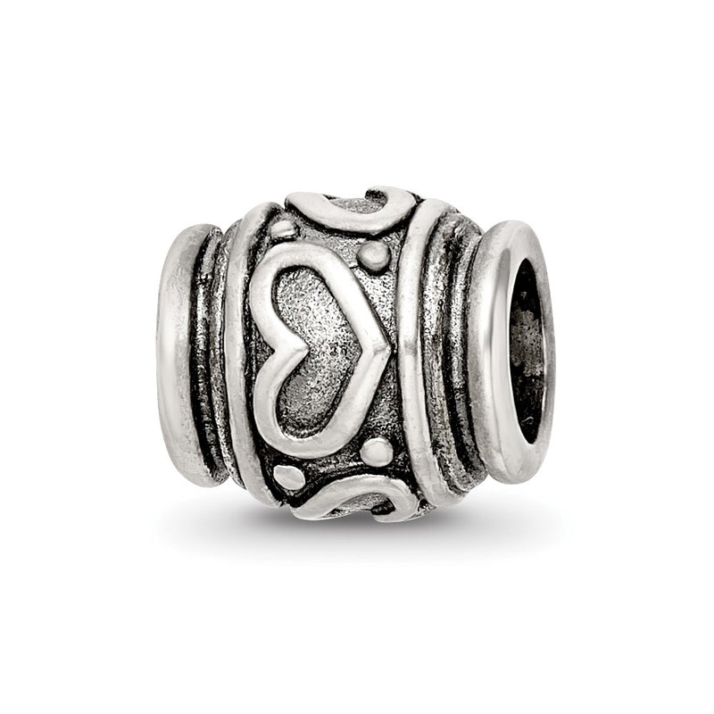 Sterling Silver Reflections Heart Bead