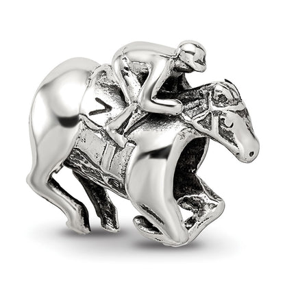 Sterling Silver Reflections Race Horse Bead