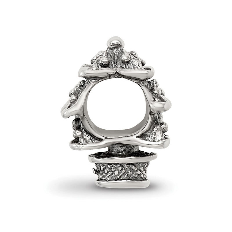 Sterling Silver Reflections Christmas Tree Bead