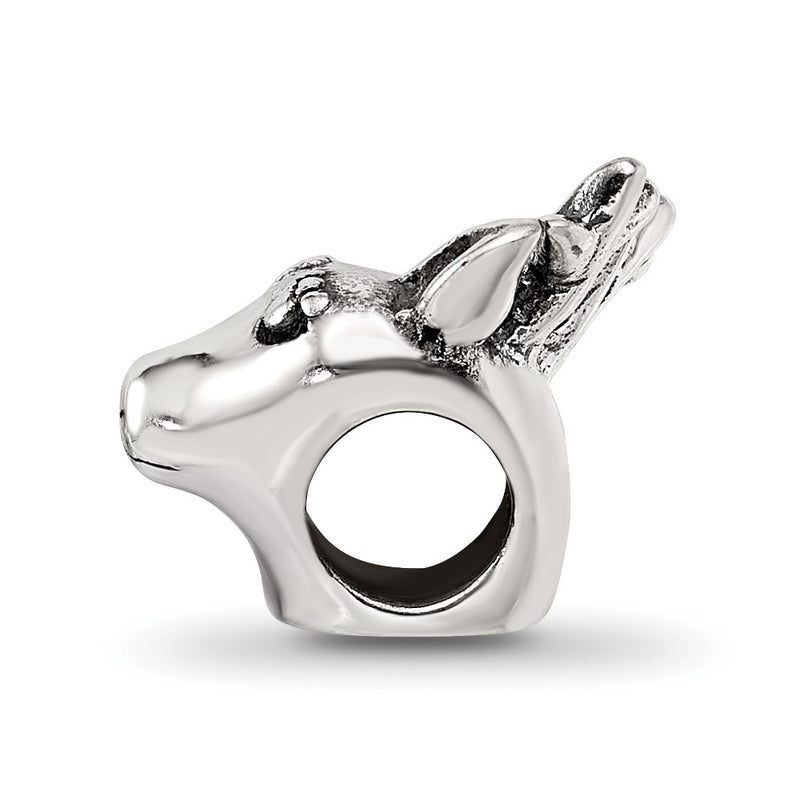 Sterling Silver Reflections Reindeer Bead