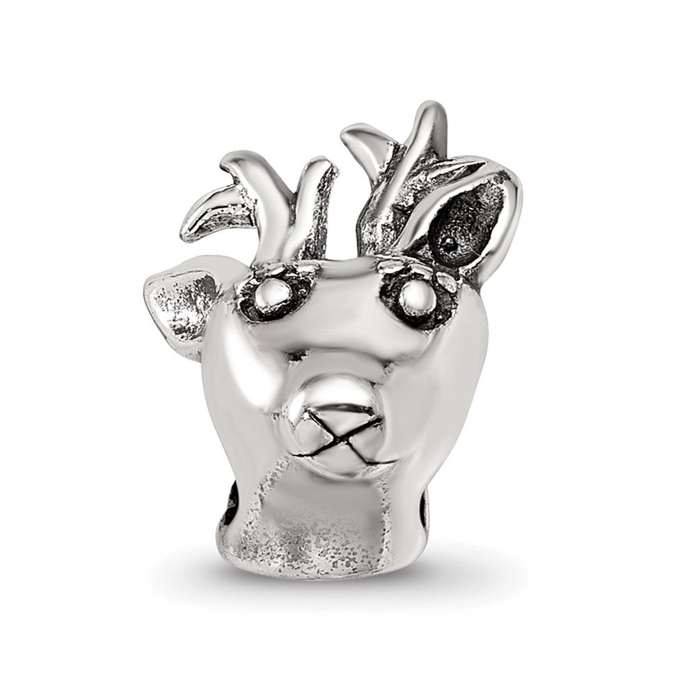 Sterling Silver Reflections Reindeer Bead