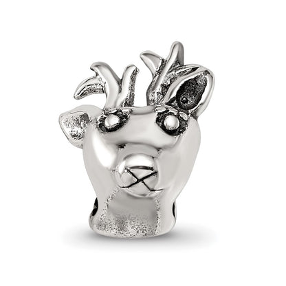 Sterling Silver Reflections Reindeer Bead