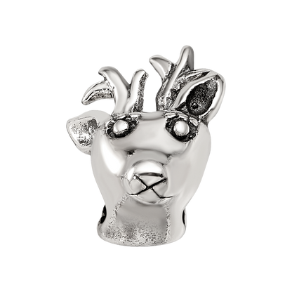 Sterling Silver Reflections Reindeer Bead