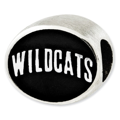 Sterling Silver Antiqued Villanova University Collegiate Bead