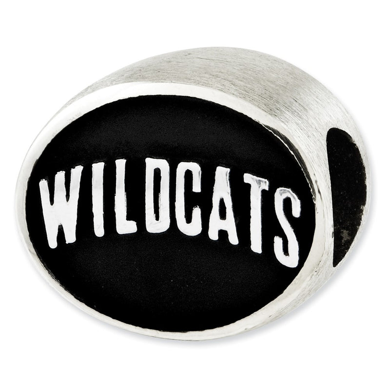 Sterling Silver Antiqued Villanova University Collegiate Bead