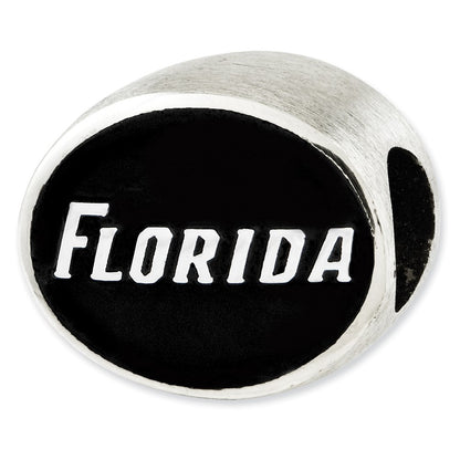 Sterling Silver Antiqued University Of Florida Collegiate Bead