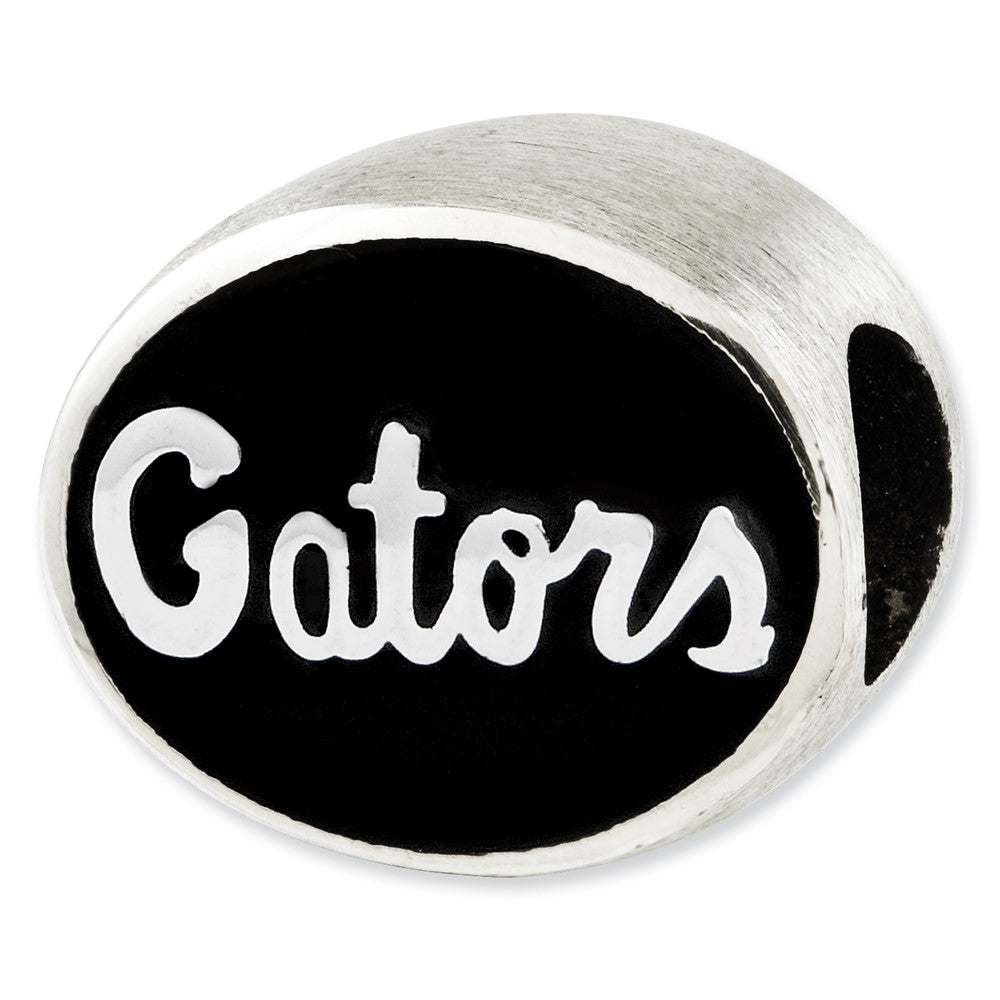 Sterling Silver Antiqued University Of Florida Collegiate Bead
