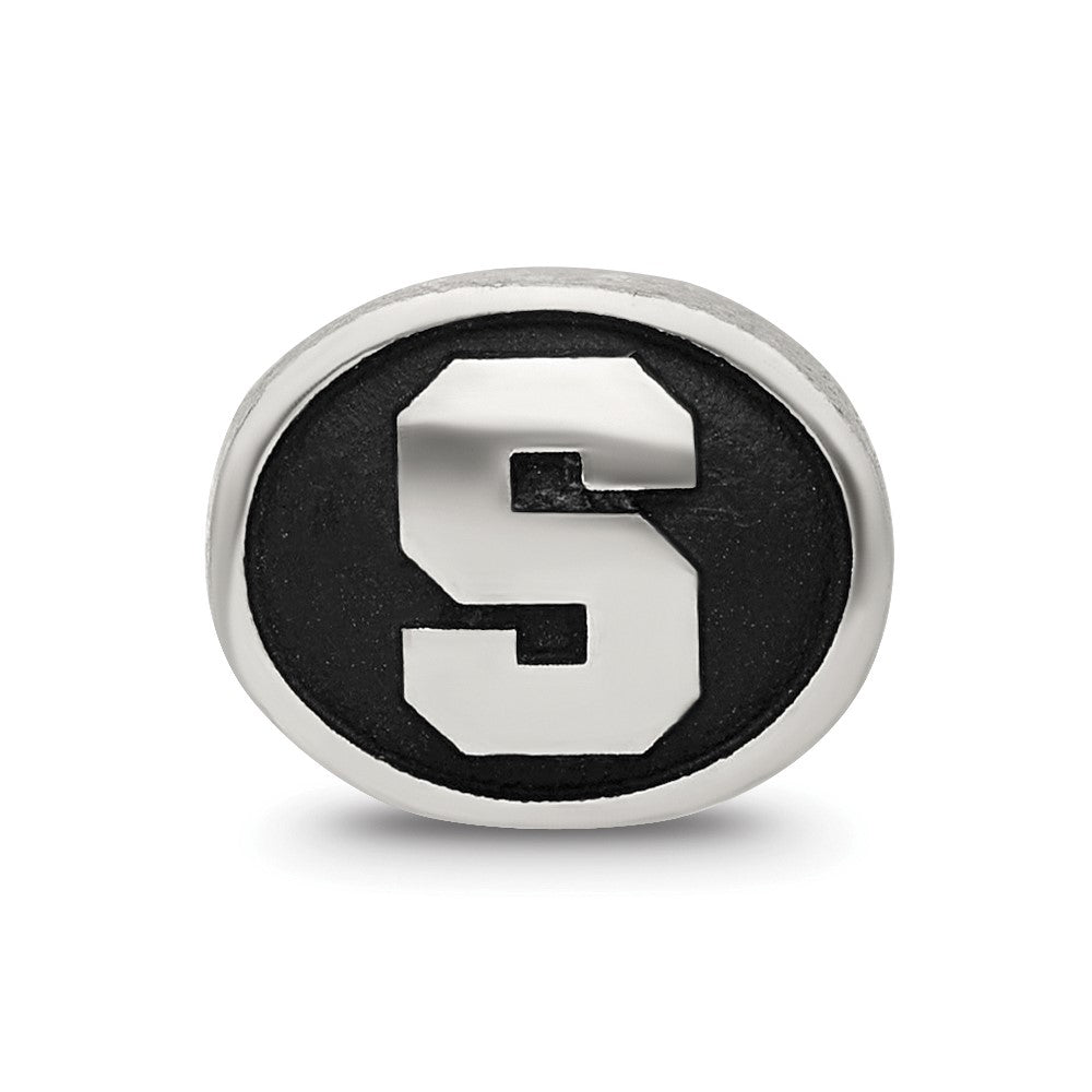 Sterling Silver Antiqued Syracuse University Collegiate Bead