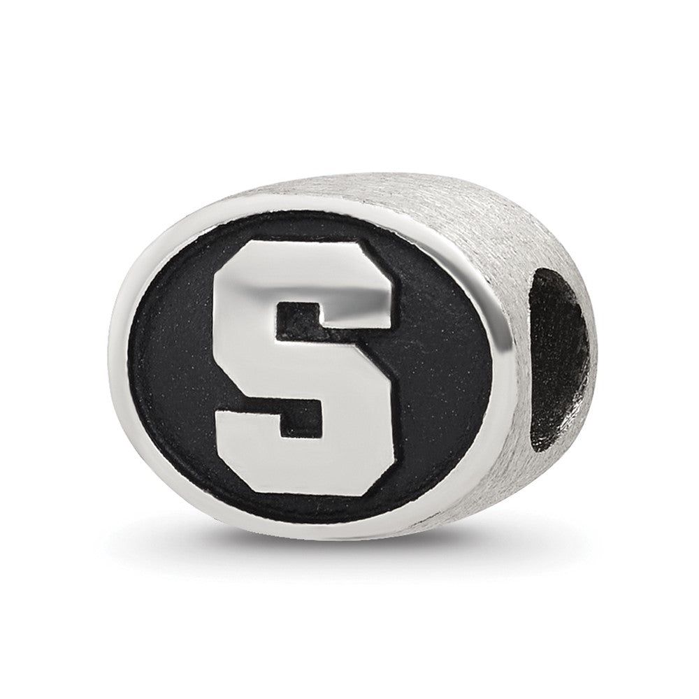 Sterling Silver Antiqued Syracuse University Collegiate Bead
