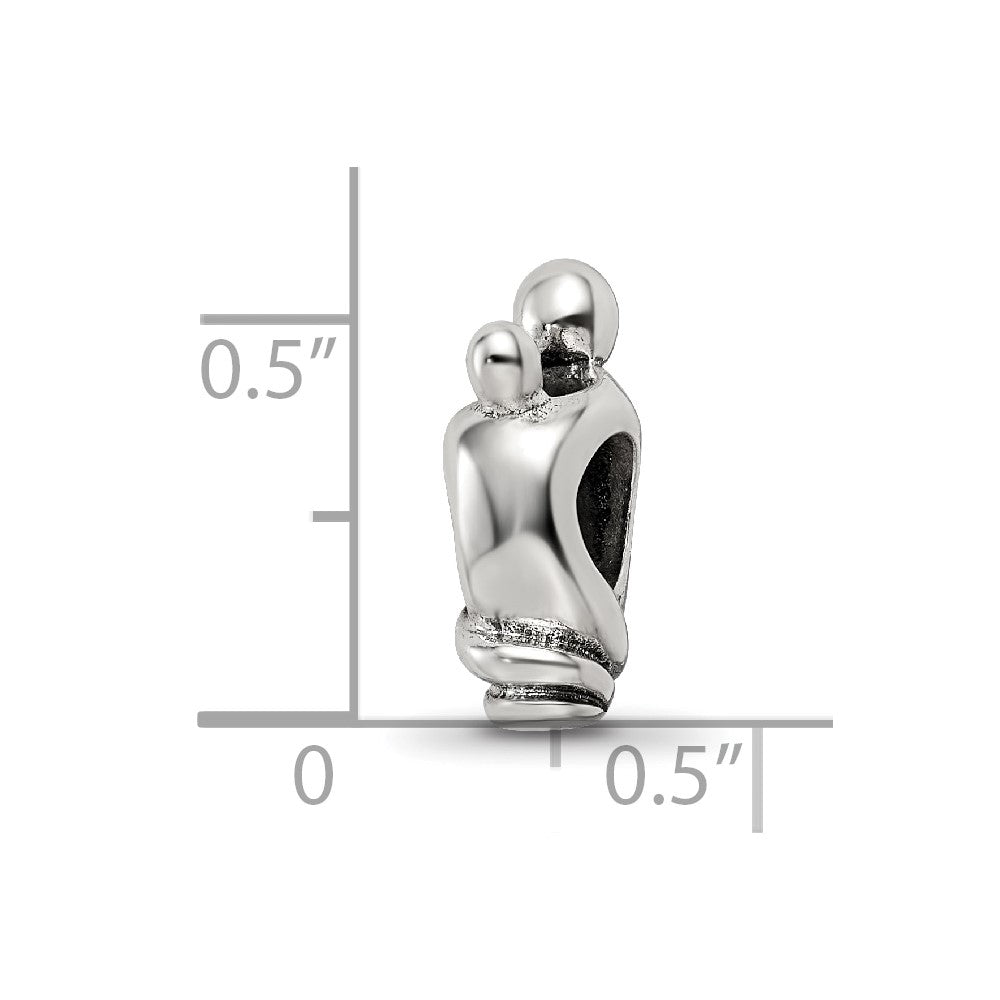 Sterling Silver Reflections Family Of 2 Bead