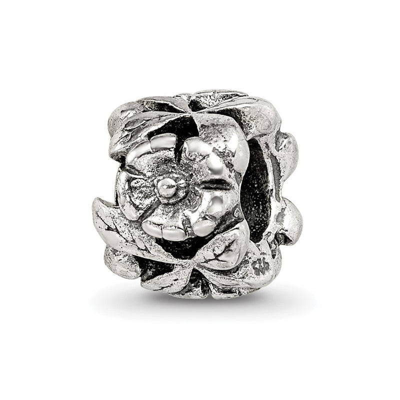 Sterling Silver Reflections Floral Bead