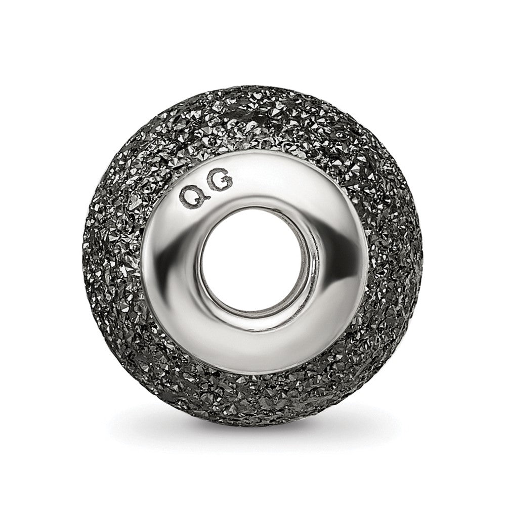 Goldia Winshell Sterling Silver Reflections Grey Laser Cut Bead | Goldia.com