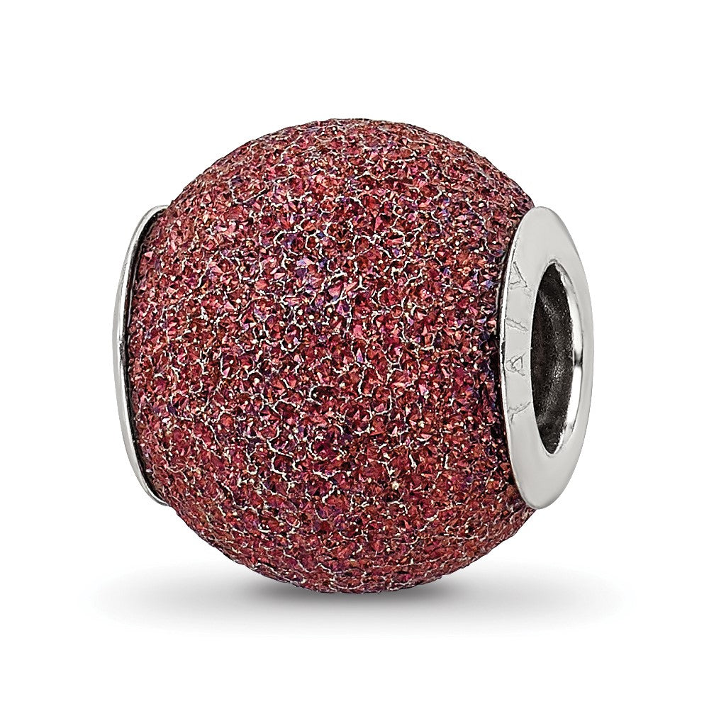 Goldia Winshell Sterling Silver Reflections Purple Laser Cut Bead | Goldia.com