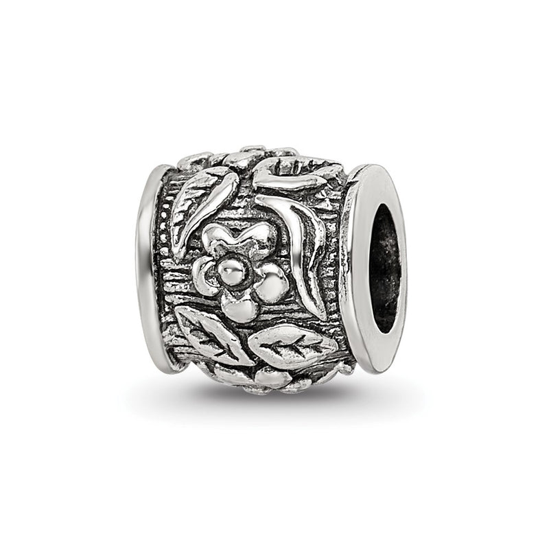 Sterling Silver Reflections Floral Bead
