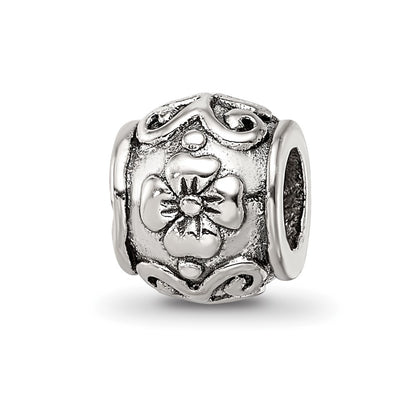 Sterling Silver Reflections Floral Bead