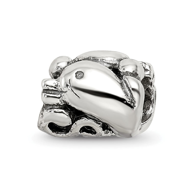 Sterling Silver Reflections Dolphin Bead