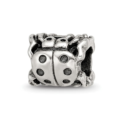 Sterling Silver Reflections Ladybug Bead