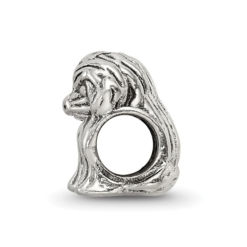 Sterling Silver Reflections Sitting Puppy Bead