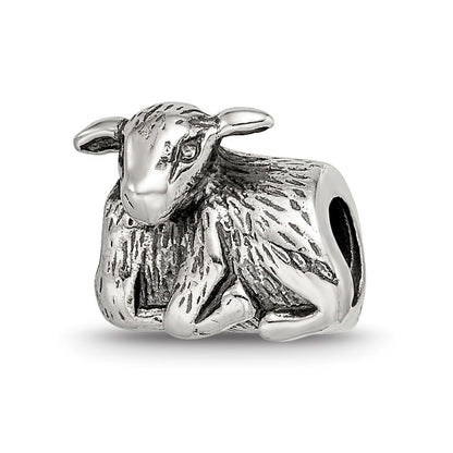 Sterling Silver Reflections Lamb Bead
