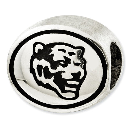 Sterling Silver Antiqued University Of Memphis Collegiate Bead