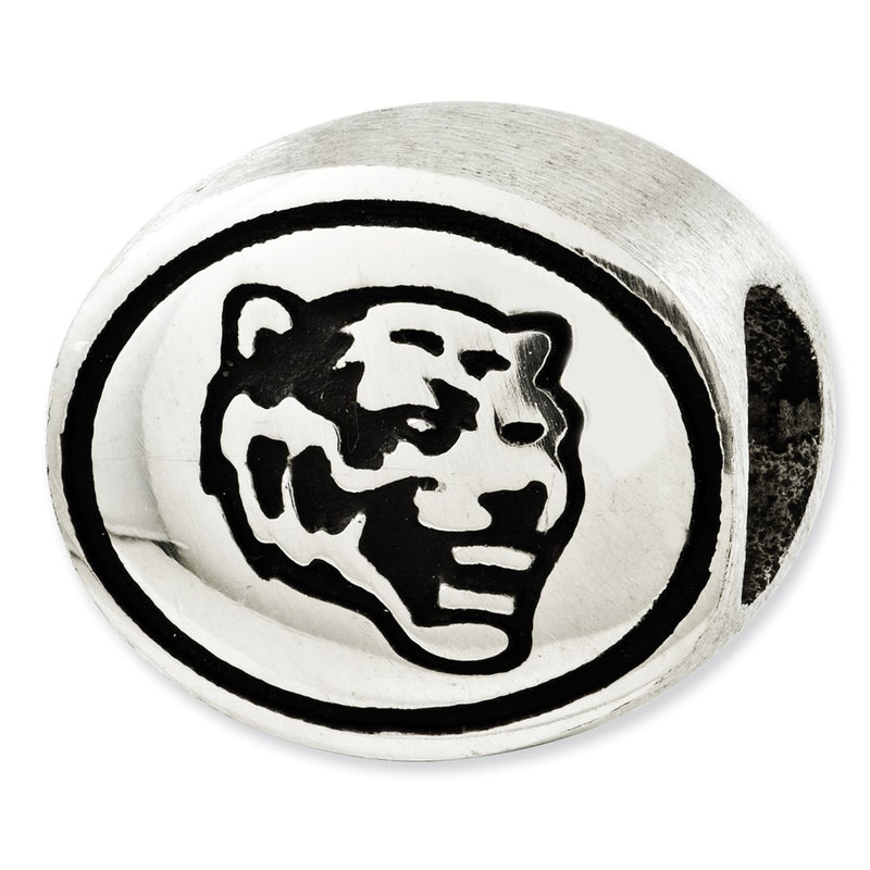 Sterling Silver Antiqued University Of Memphis Collegiate Bead