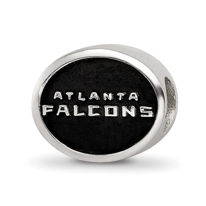 Sterling Silver Enameled Logoart Atlanta Falcons Nfl Bead