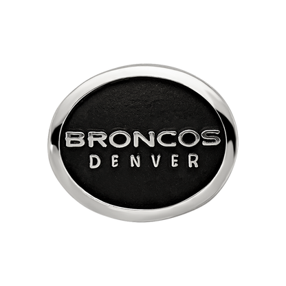 Sterling Silver Logoart Enameled Denver Broncos Nfl Bead