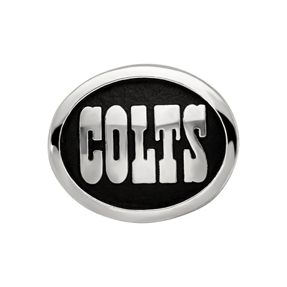 Sterling Silver Logoart Enameled Indianapolis Colts Nfl Bead