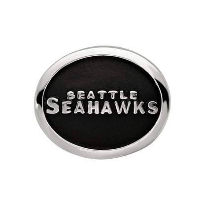 Sterling Silver Logoart Enameled Seattle Seahawks Nfl Bead
