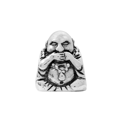 Sterling Silver Reflections Speak No Evil Buddha Bead