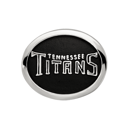 Sterling Silver Logoart Enameled Tennessee Titans Nfl Bead