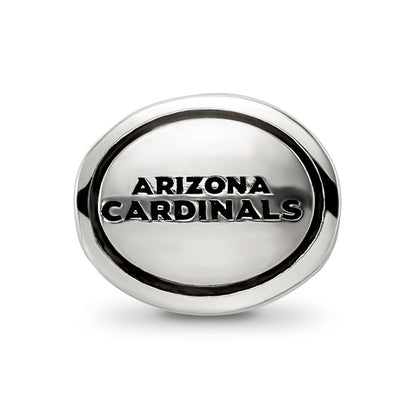 Sterling Silver Antiqued Arizona Cardinals Nfl Beads
