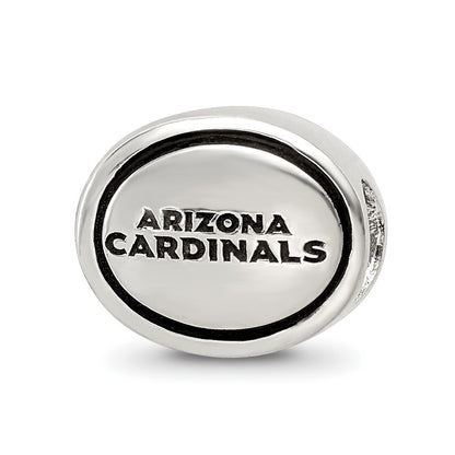 Sterling Silver Antiqued Arizona Cardinals Nfl Beads
