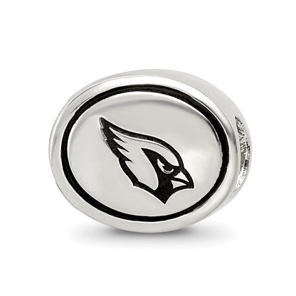 Sterling Silver Antiqued Arizona Cardinals Nfl Beads