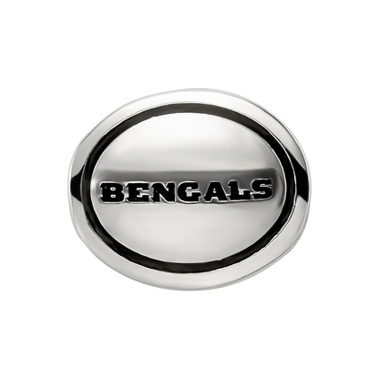 Sterling Silver Antiqued Cincinnati Bengals Nfl Bead