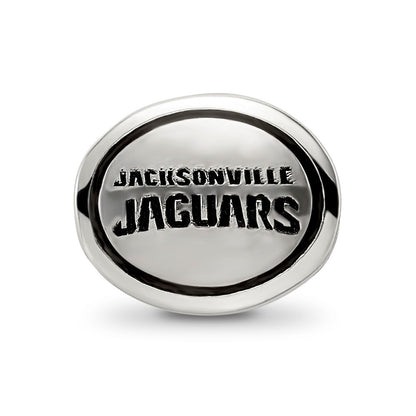 Sterling Silver Antiqued Jacksonville Jaguars Nfl Bead
