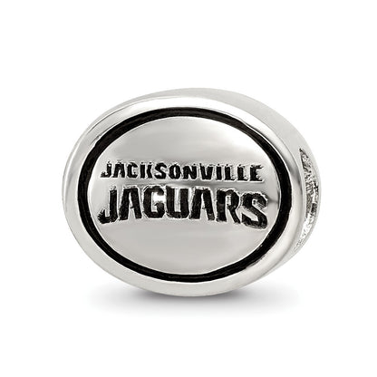 Sterling Silver Antiqued Jacksonville Jaguars Nfl Bead