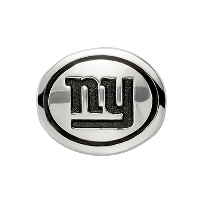 Sterling Silver Antiqued New York Giants Nfl Bead