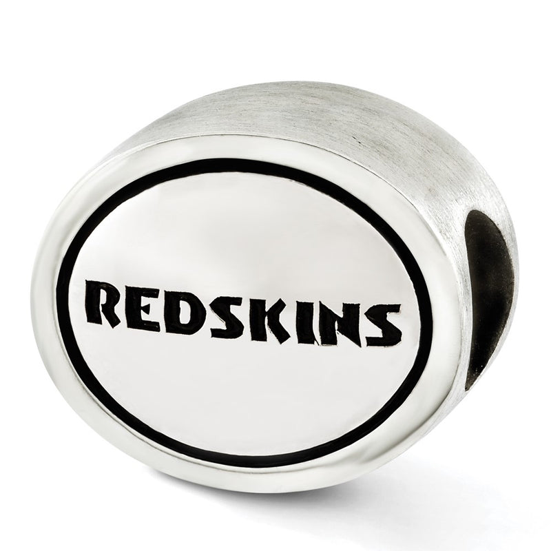 Sterling Silver Antiqued Washington Football Nfl Bead