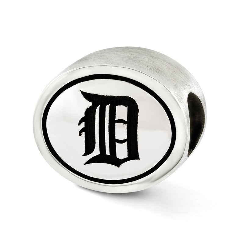 Sterling Silver Mlb Siskiyou Buckle Antiqued Detroit Tigers Bead