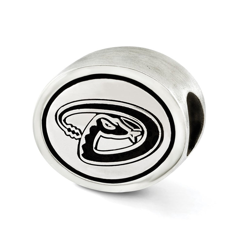 Sterling Silver Mlb Siskiyou Buckle Antiqued Arizona Diamondbacks Bead