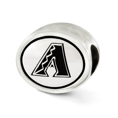 Sterling Silver Mlb Siskiyou Buckle Antiqued Arizona Diamondbacks Bead