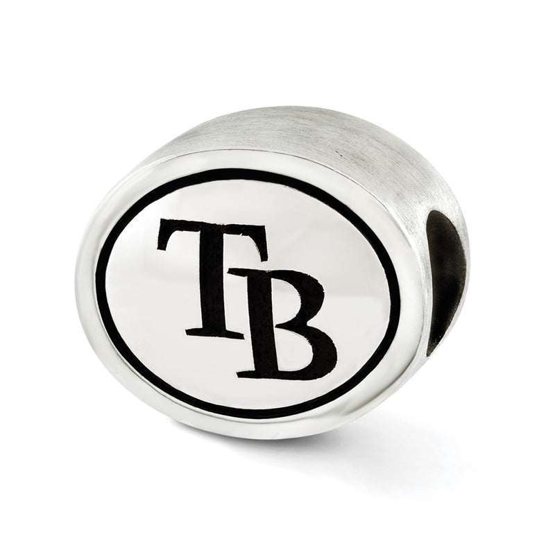 Sterling Silver Mlb Siskiyou Buckle Antiqued Tampa Bay Rays Bead