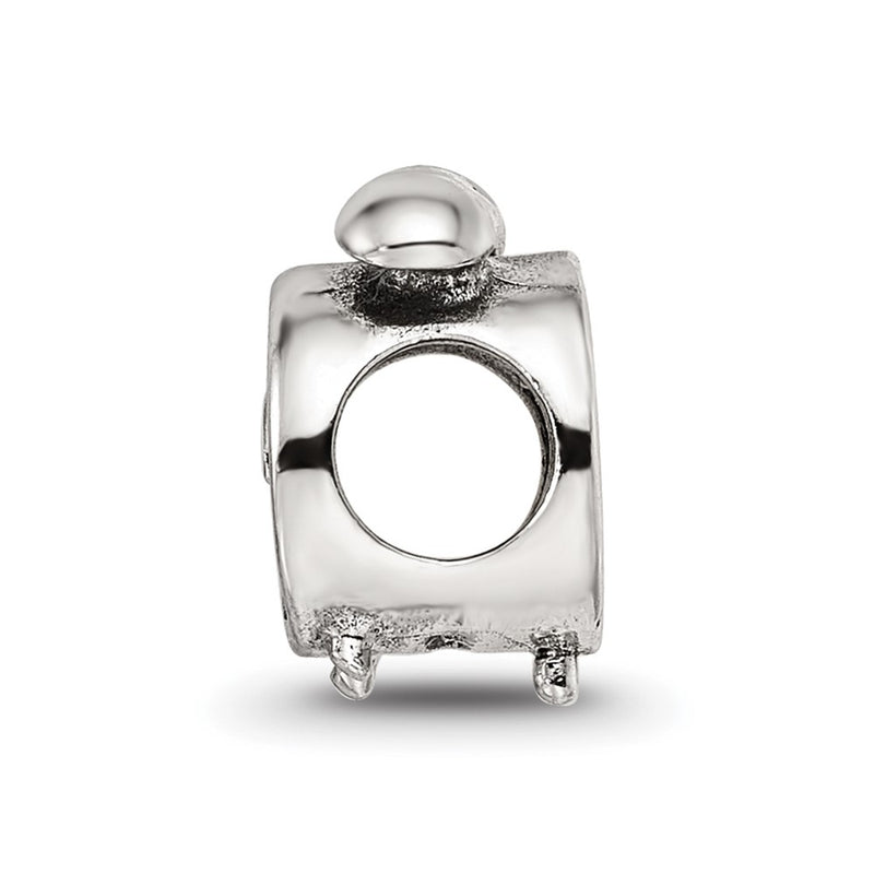 Sterling Silver Reflections Alarm Clock Bead