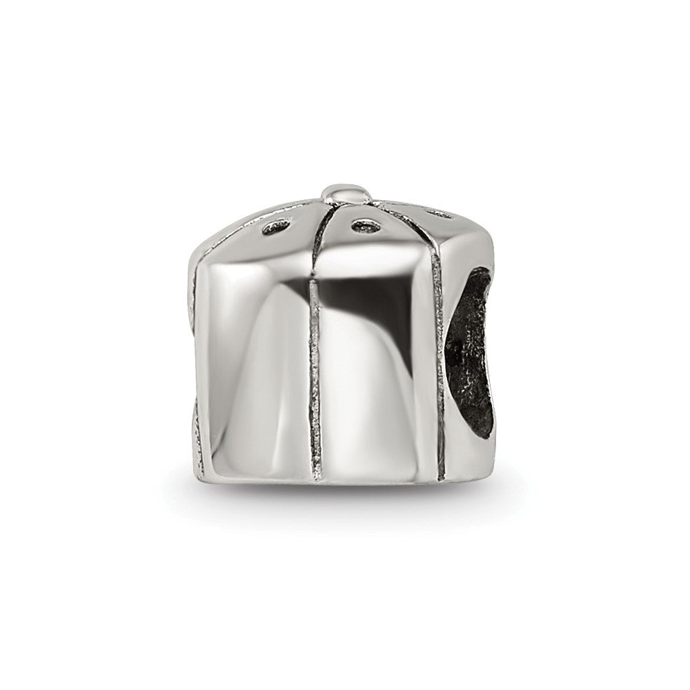 Sterling Silver Reflections Baseball Cap Bead
