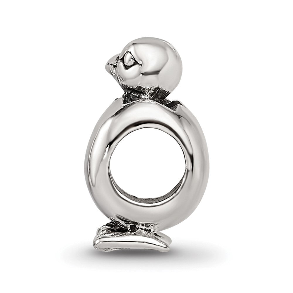Sterling Silver Reflections Baby Bird In Egg Bead