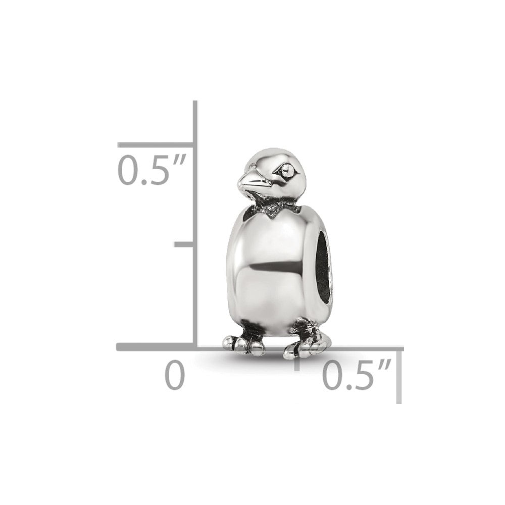 Sterling Silver Reflections Baby Bird In Egg Bead