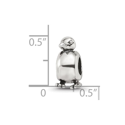 Sterling Silver Reflections Baby Bird In Egg Bead